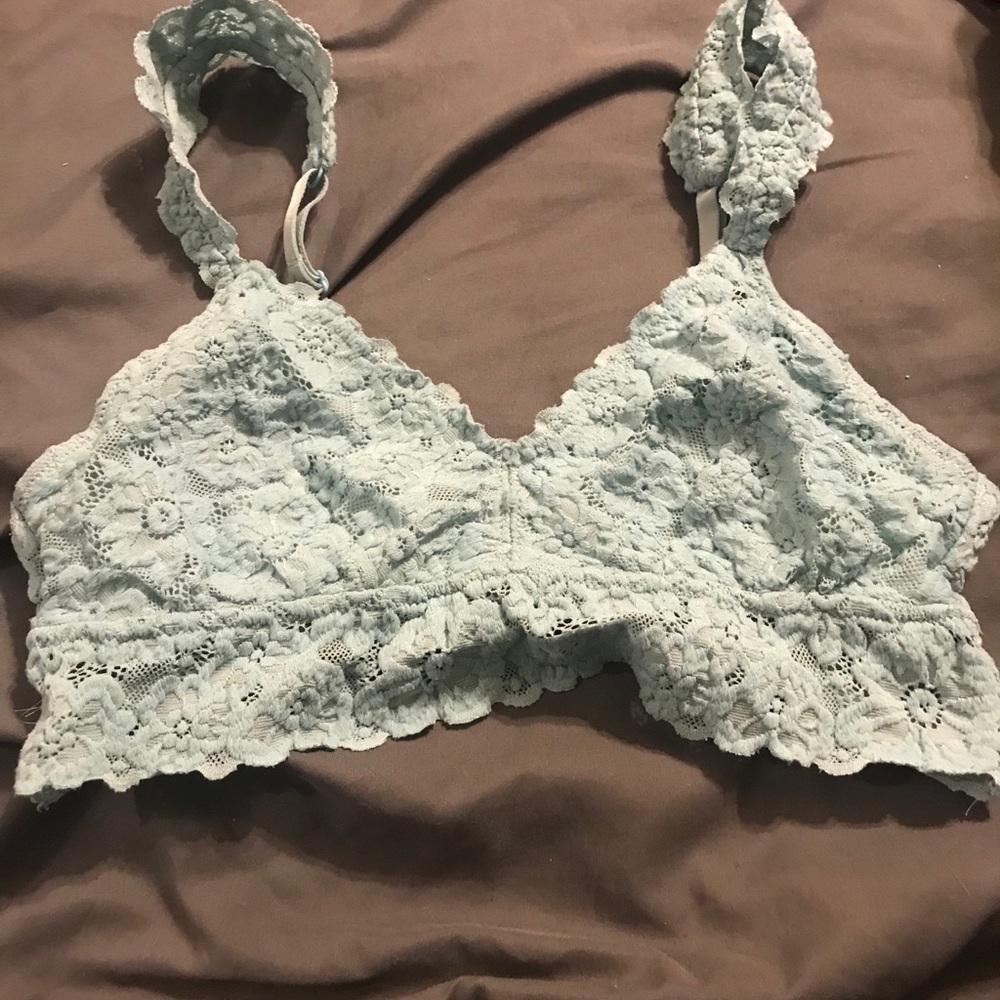 Blue bralette
